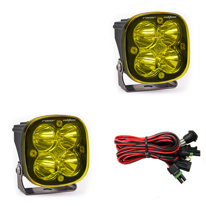 Baja Design 727811 LED Light Pods Amber Lens Spot Pair Squadron Racer Edition