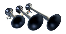 Load image into Gallery viewer, Kleinn Automotive Air Horns 730 Black Triple Horn
