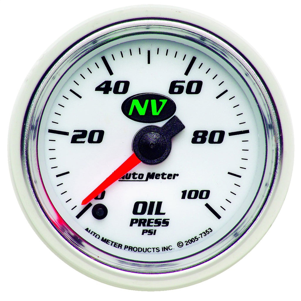 AutoMeter 7353 NV Electric Oil Pressure Gauge