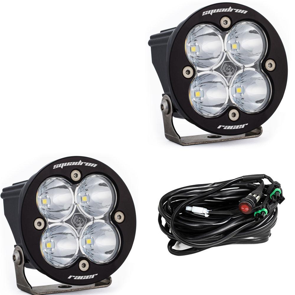 Baja Design 737801 LED Light Pods Clear Lens Spot Pair Squadron R Racer Edition