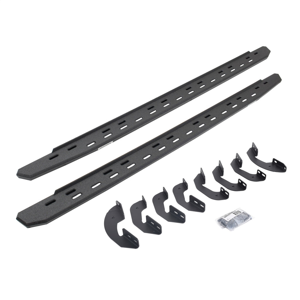 Go Rhino 69641687ST RB30 Slim Line Running Boards w/Mounting Brackets Kit