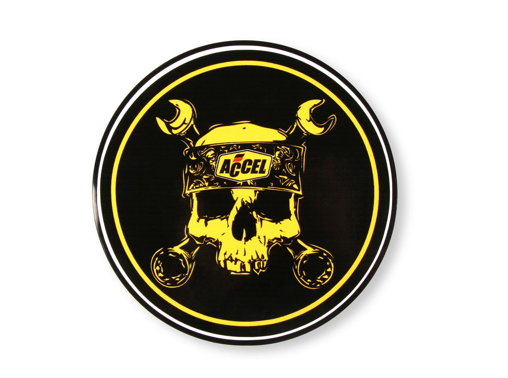 ACCEL 74839G Accel Skull Decal