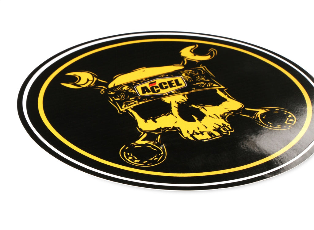 ACCEL 74839G Accel Skull Decal