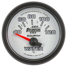 Load image into Gallery viewer, AutoMeter 7537-M Phantom II Electric Water Temperature Gauge