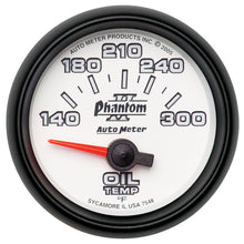 Load image into Gallery viewer, AutoMeter 7548 Phantom II Electric Oil Temperature Gauge