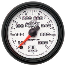 Load image into Gallery viewer, AutoMeter 7556 Phantom II Electric Oil Temperature Gauge