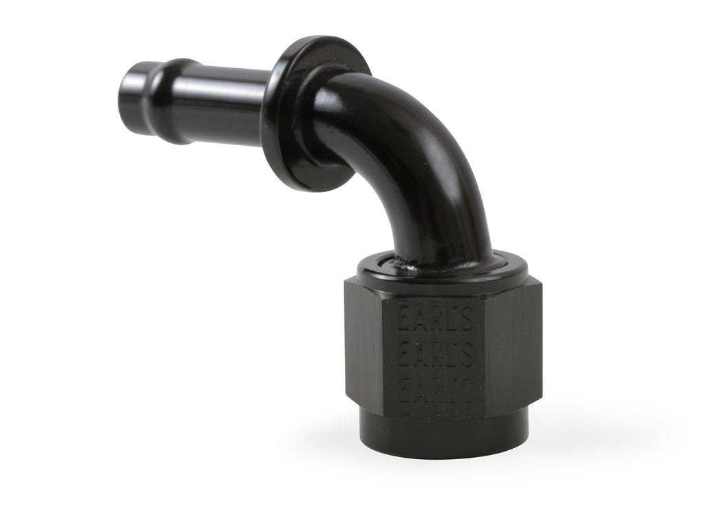 Earls Plumbing 759166ERL Vapor Guard 90 Deg. AN Hose End
