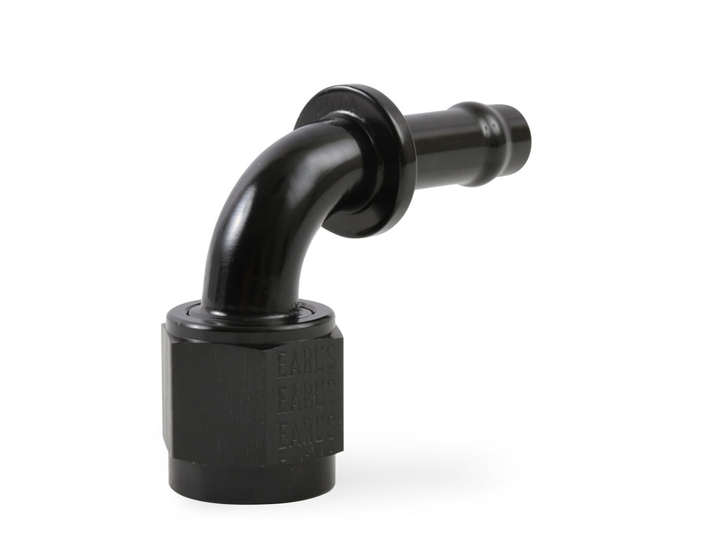 Earls Plumbing 759166ERL Vapor Guard 90 Deg. AN Hose End