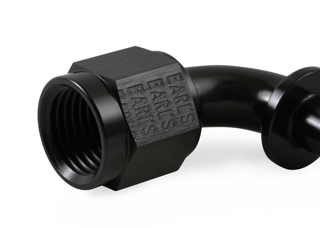 Earls Plumbing 759166ERL Vapor Guard 90 Deg. AN Hose End