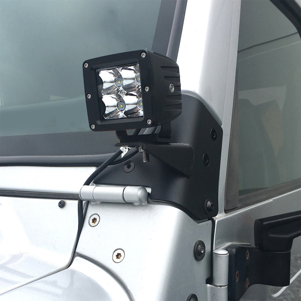 Smittybilt 7608 Windshield Mount Light Bracket Fits 97-06 Wrangler (TJ)