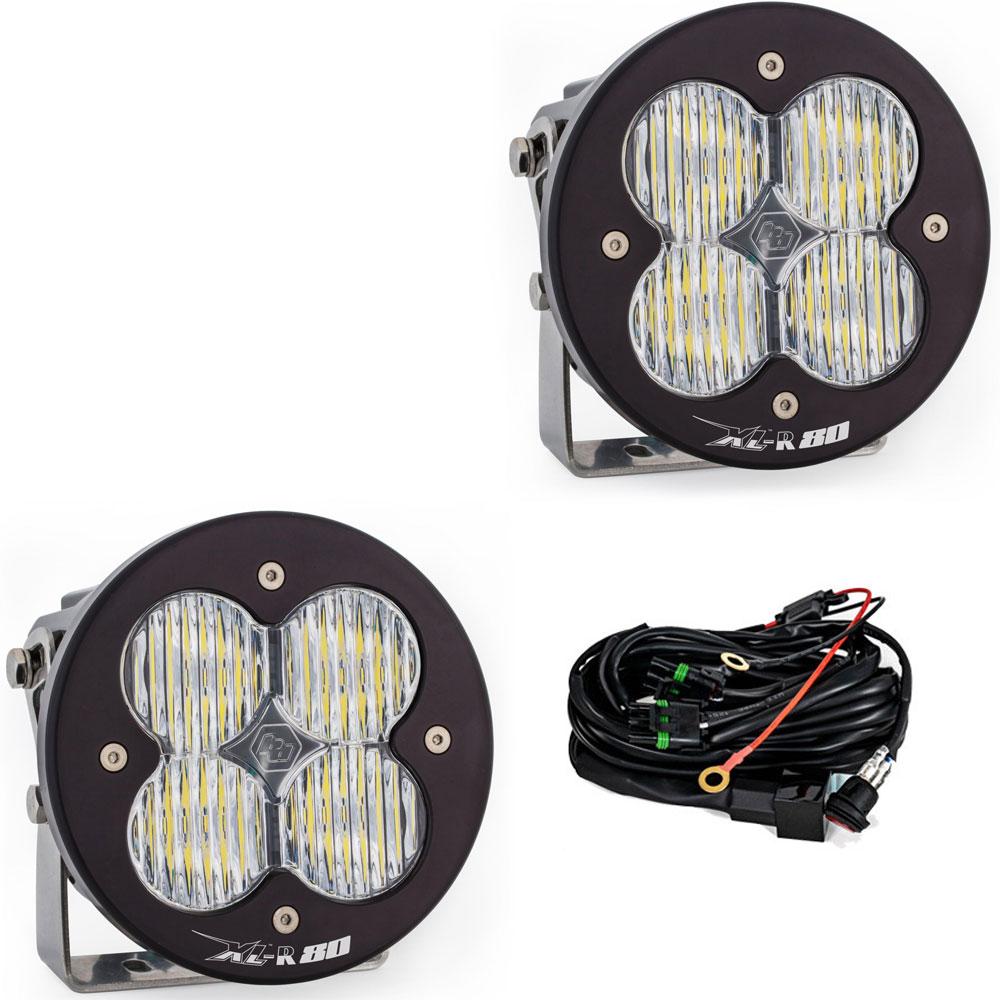 Baja Design 767805 LED Light Pods Wide Cornering Pattern Pair XL R 80 Series