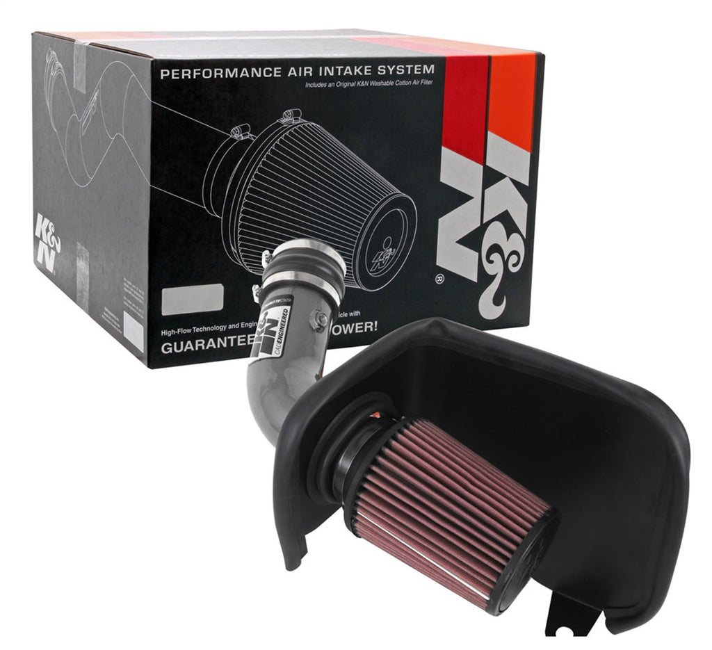 K&N Filters 77-1585KC Performance Air Intake System Fits 19-22 Cherokee (KL)