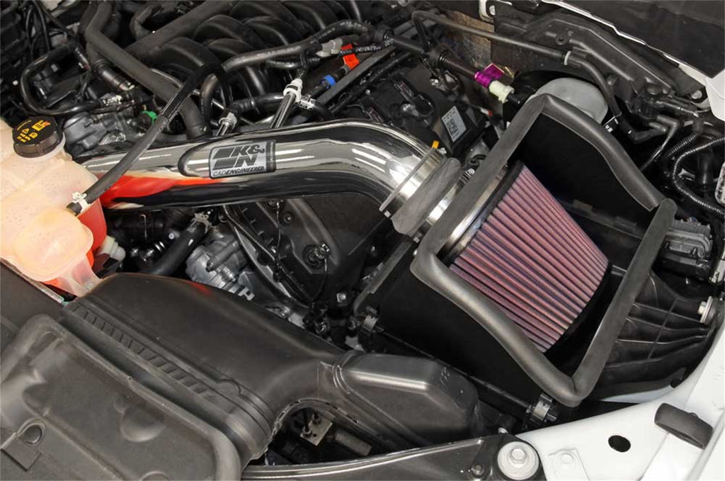 K&N Filters 77-2591KP Performance Induction Kit Fits 15-20 F-150