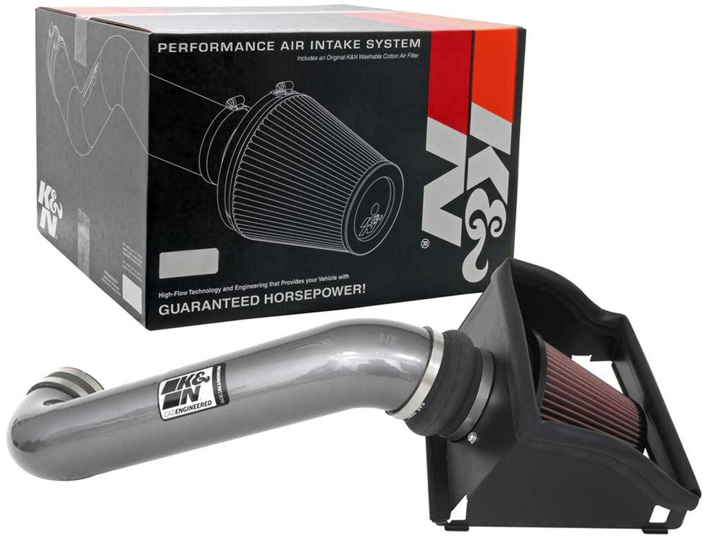 K&N Filters 77-2616KC Performance Air Intake System Fits 21-24 F-150