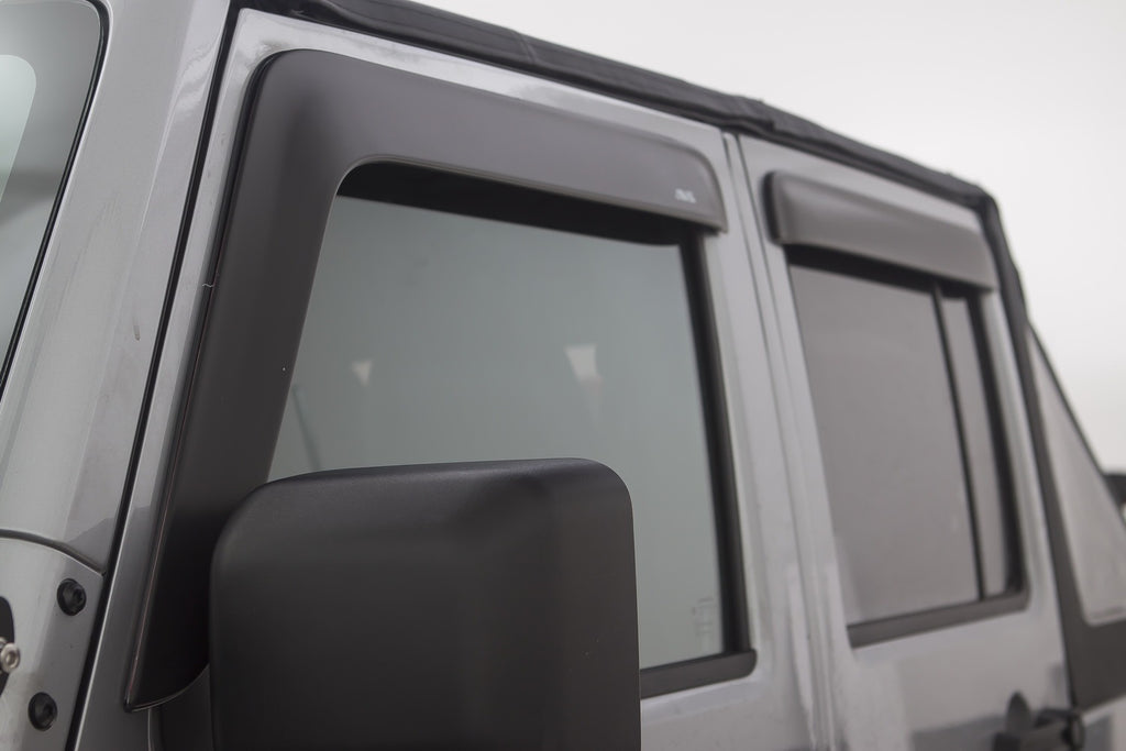Auto Ventshade 774034 Ventvisor Low Profile Deflector 4 pc. Fits Wrangler (JK)