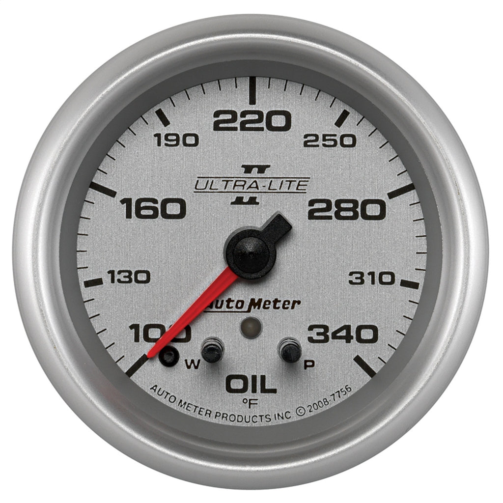 AutoMeter 7756 Ultra-Lite II Electric Oil Temperature Gauge