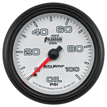 Load image into Gallery viewer, AutoMeter 7821 Phantom II Mechanical Oil Pressure Gauge