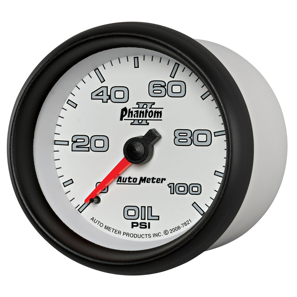 AutoMeter 7821 Phantom II Mechanical Oil Pressure Gauge