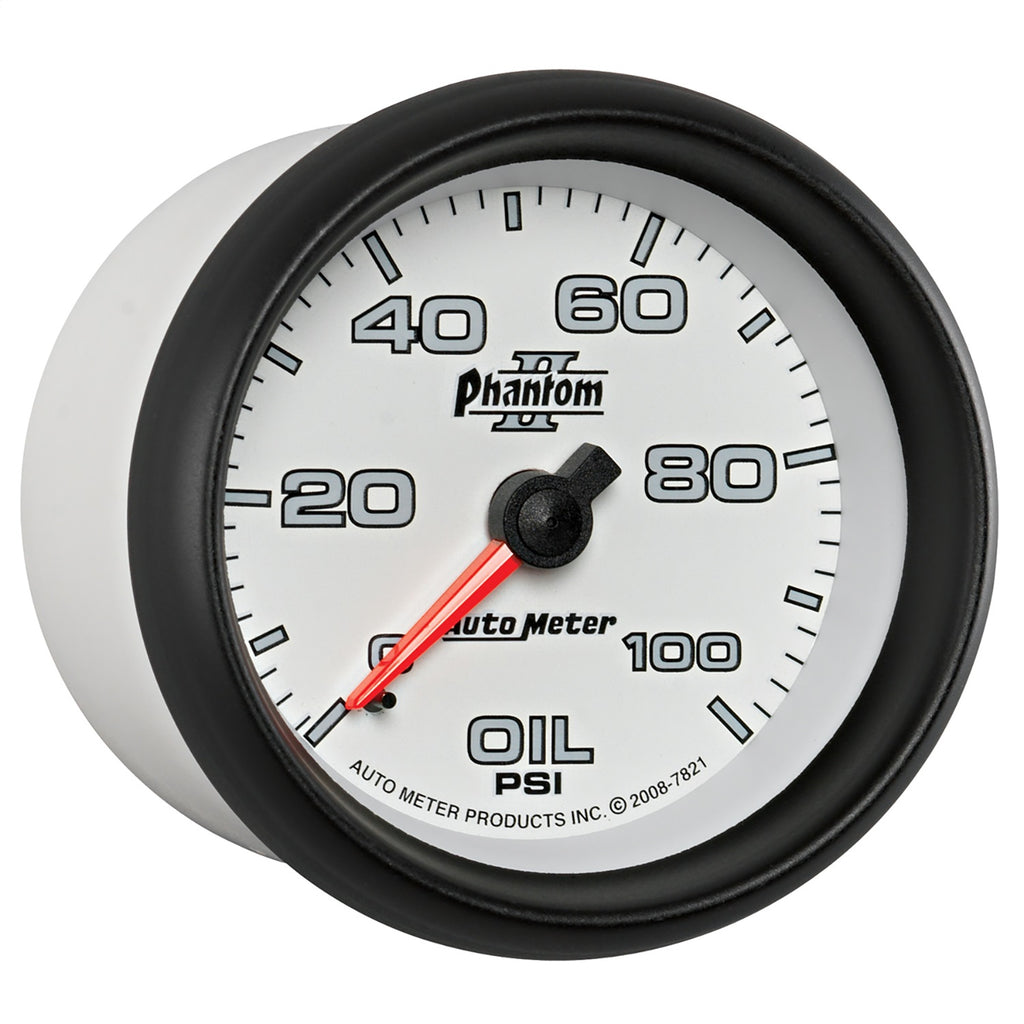 AutoMeter 7821 Phantom II Mechanical Oil Pressure Gauge