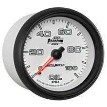 Load image into Gallery viewer, AutoMeter 7821 Phantom II Mechanical Oil Pressure Gauge