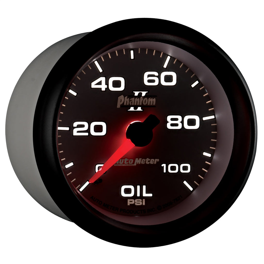 AutoMeter 7821 Phantom II Mechanical Oil Pressure Gauge