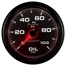 Load image into Gallery viewer, AutoMeter 7821 Phantom II Mechanical Oil Pressure Gauge