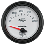 AutoMeter 7827 Phantom II Electric Oil Pressure Gauge