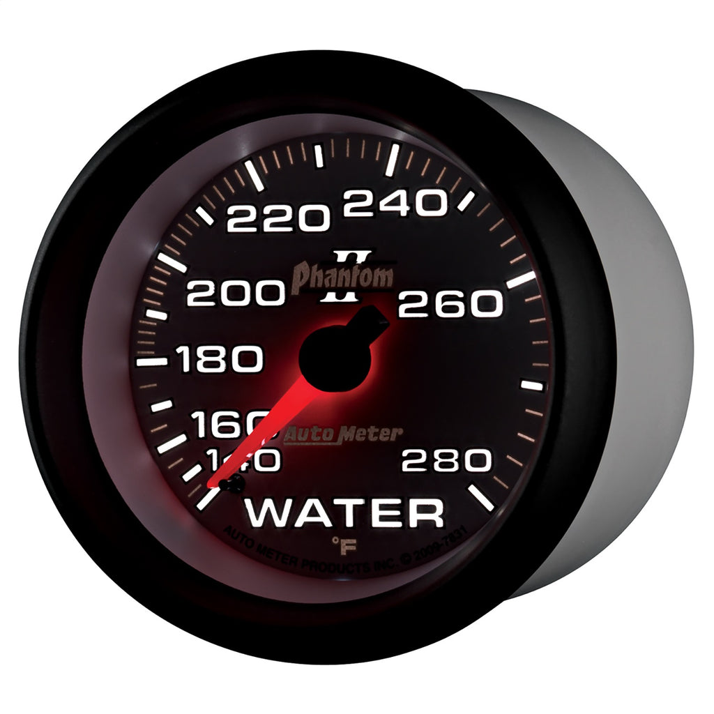 AutoMeter 7831 Phantom II Mechanical Water Temperature Gauge