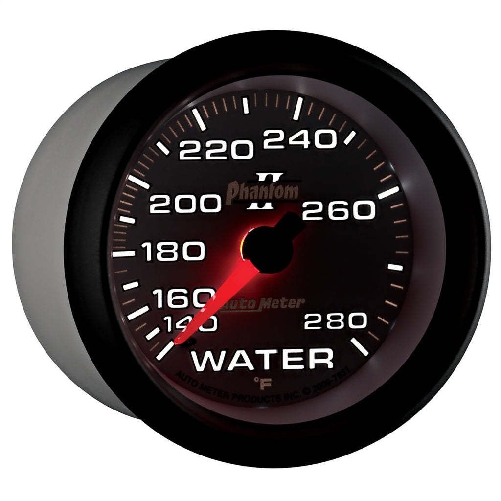 AutoMeter 7831 Phantom II Mechanical Water Temperature Gauge