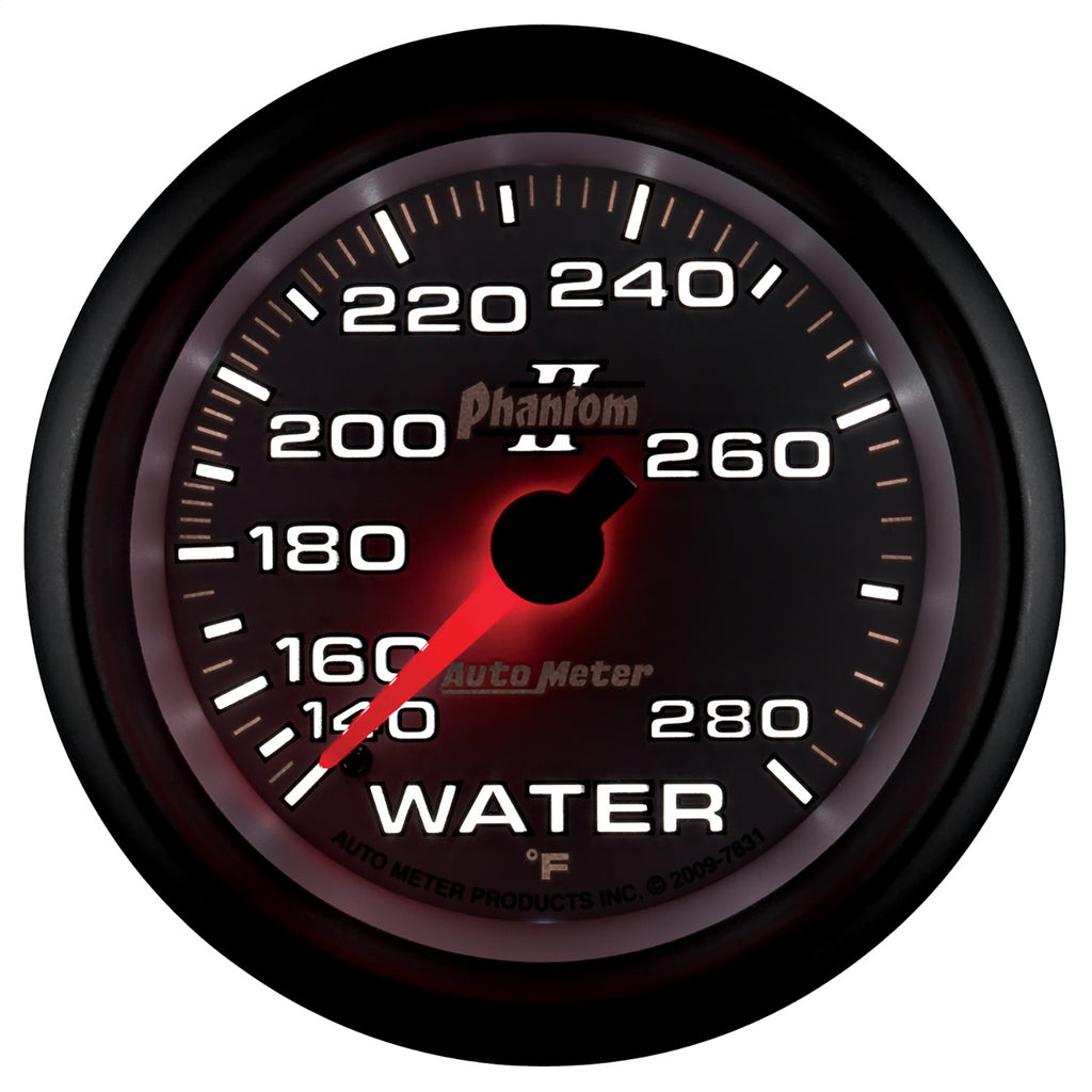 AutoMeter 7831 Phantom II Mechanical Water Temperature Gauge