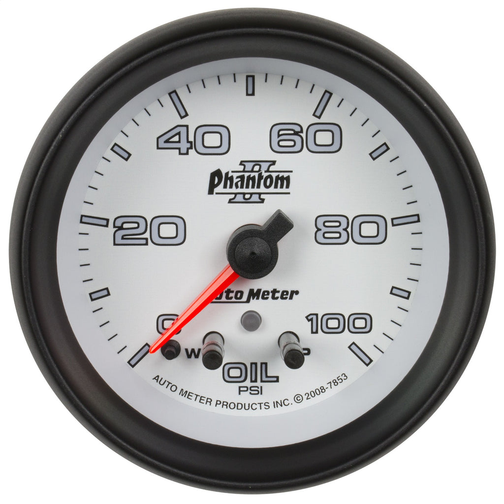 AutoMeter 7853 Phantom II Electric Oil Pressure Gauge