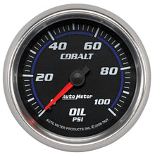 Load image into Gallery viewer, AutoMeter 7921 Cobalt Mechanical Oil Pressure Gauge