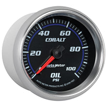 Load image into Gallery viewer, AutoMeter 7921 Cobalt Mechanical Oil Pressure Gauge