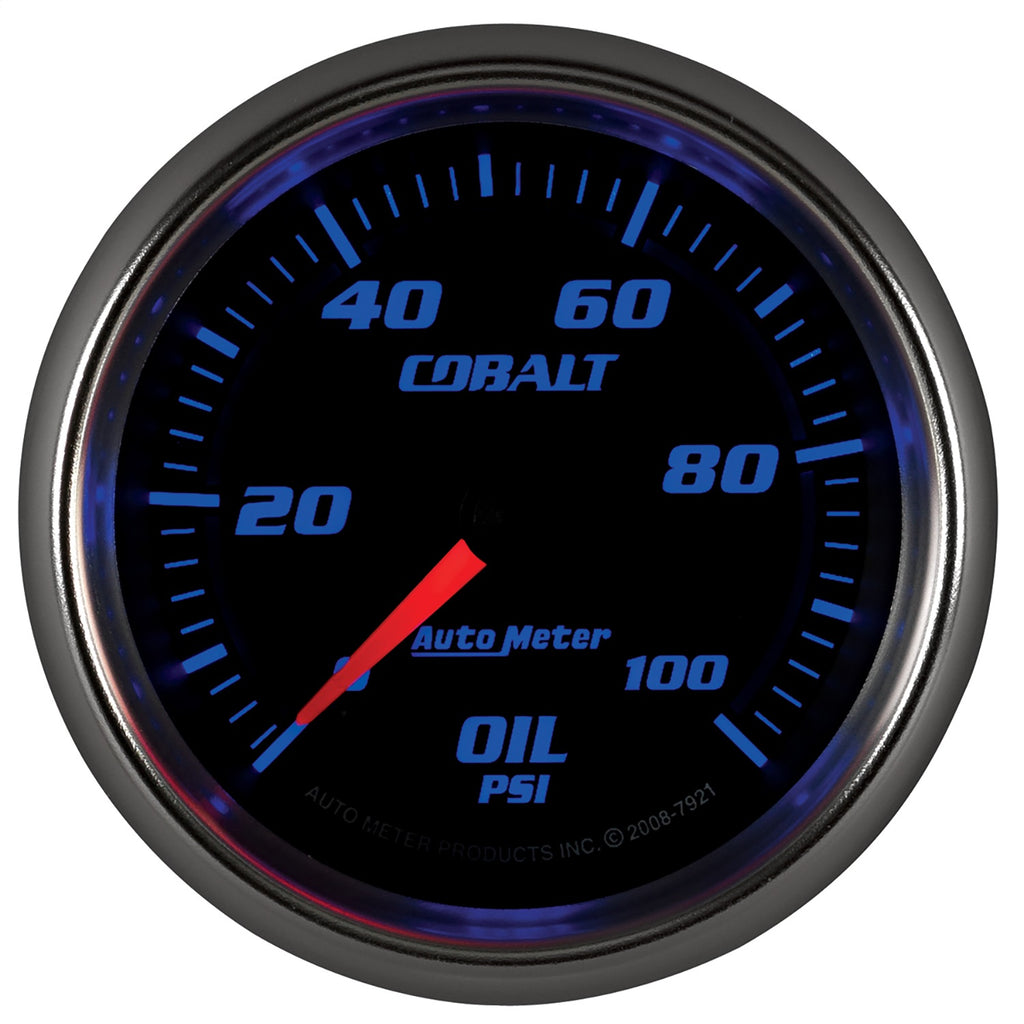 AutoMeter 7921 Cobalt Mechanical Oil Pressure Gauge