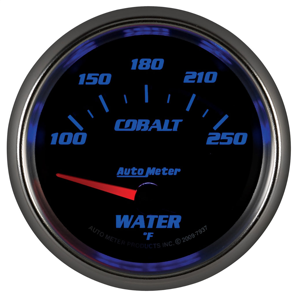 AutoMeter 7937 Cobalt Electric Water Temperature Gauge