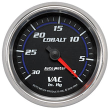 Load image into Gallery viewer, AutoMeter 7984 Cobalt Mechanical Vacuum Gauge