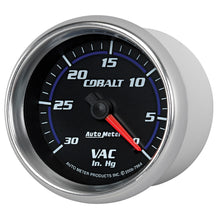 Load image into Gallery viewer, AutoMeter 7984 Cobalt Mechanical Vacuum Gauge