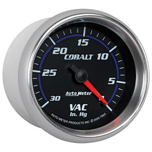 Load image into Gallery viewer, AutoMeter 7984 Cobalt Mechanical Vacuum Gauge