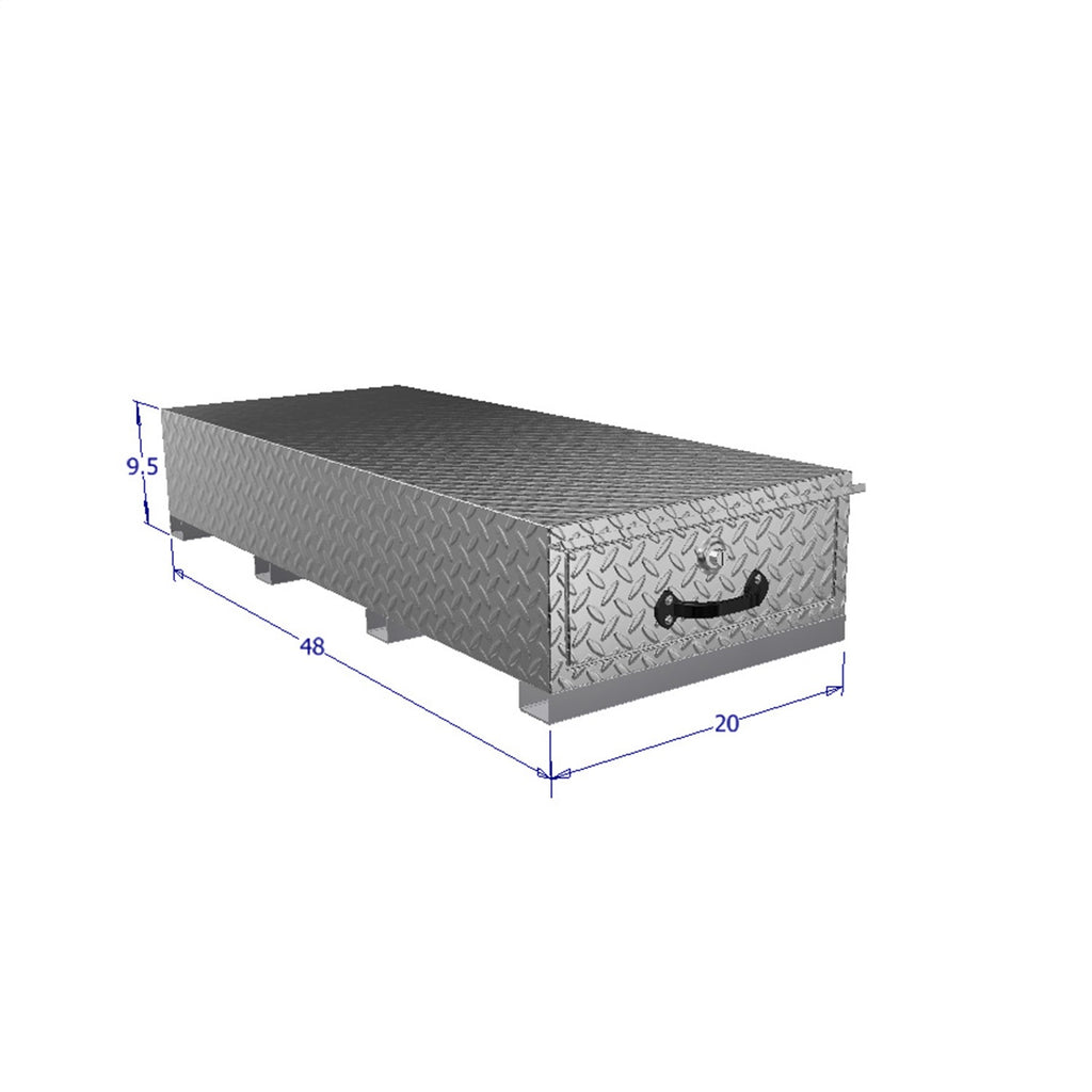 Westin 80-HBS306 Brute Bedsafe In-Bed Tool Box