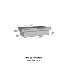 Load image into Gallery viewer, Westin 80-RB114GW Brute Gull Wing Lid Tool Box