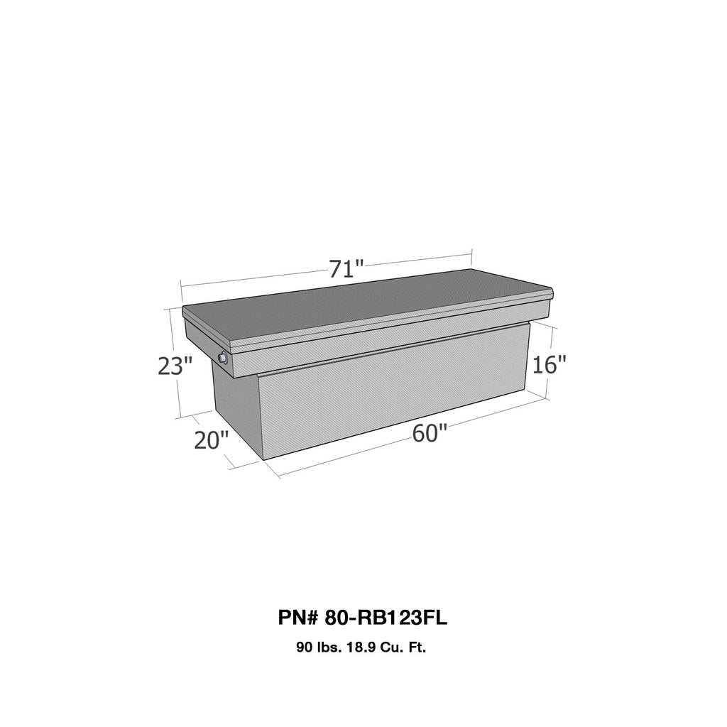 Westin 80-RB123FL Brute Full Lid Tool Box