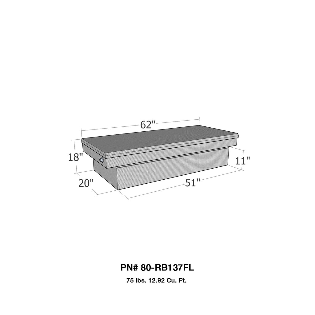 Westin 80-RB137FL Brute Full Lid Tool Box
