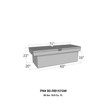 Load image into Gallery viewer, Westin 80-RB157GW Brute Gull Wing Lid Tool Box