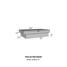 Load image into Gallery viewer, Westin 80-RB159GW Brute Gull Wing Lid Tool Box