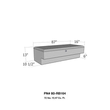 Load image into Gallery viewer, Westin 80-RB164 Brute LoSider Side Rail Tool Box