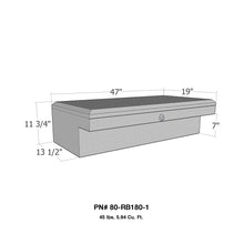 Load image into Gallery viewer, Westin 80-RB180-1 Brute Low Profile LoSider Tool Box