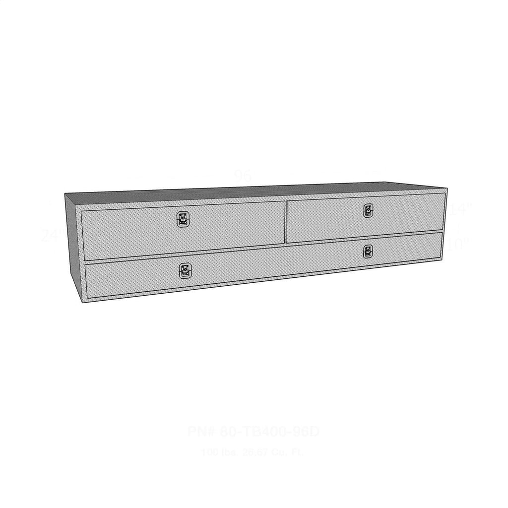 Westin 80-TB400-96D Brute High Cap Stake Bed Contractor Box