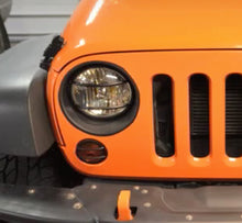 Load image into Gallery viewer, Kentrol 80009 Black Front Marker Covers Pair 07-18 Wrangler JK