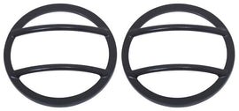 Kentrol 80014 Black Fog Light Cover Pair 07-18 Wrangler JK