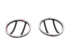 Kentrol 80014 Black Fog Light Cover Pair 07-18 Wrangler JK